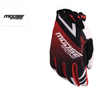 Moose Racing SX1 gyerek krossz kesztyű piros YS