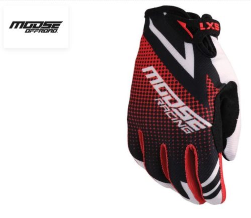 Moose Racing SX1 gyerek krossz kesztyű piros YS